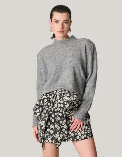 Shoeby Mohair Trui Grijs<DAMES Truien En Sweaters