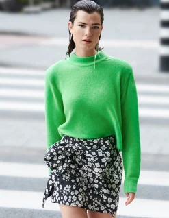 Shoeby Mohair Trui Groen<DAMES Truien En Sweaters