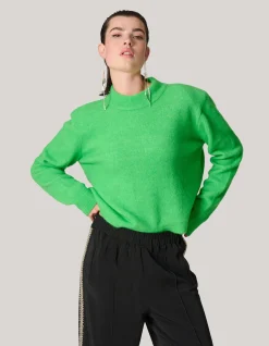 Shoeby Mohair Trui Groen<DAMES Truien En Sweaters