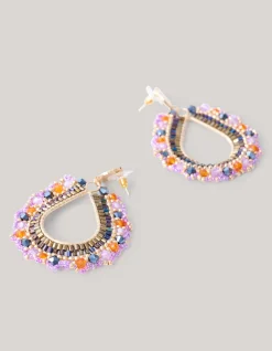 Shoeby Multi Beaded Oorbellen Paars<DAMES Sieraden
