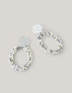 Shoeby Multi Beaded Oorbellen Zilver<DAMES Sieraden