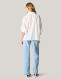 Shoeby Multi Embroidery Blouse Wit<DAMES Blouses