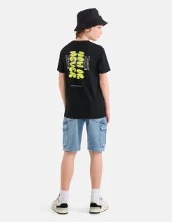 Shoeby Neon Artwork T-shirt Zwart< T-Shirts