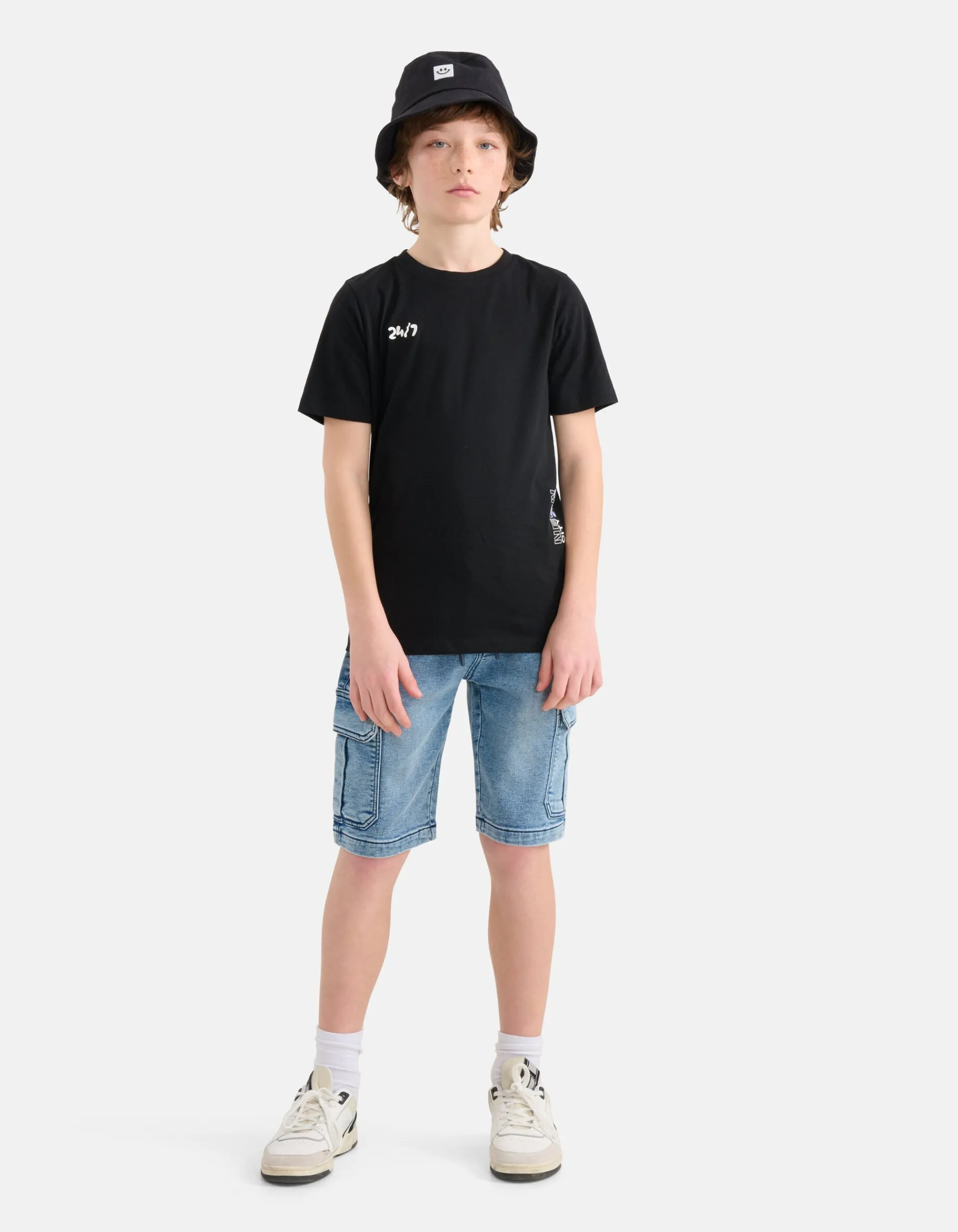 Shoeby Neon Artwork T-shirt Zwart< T-Shirts