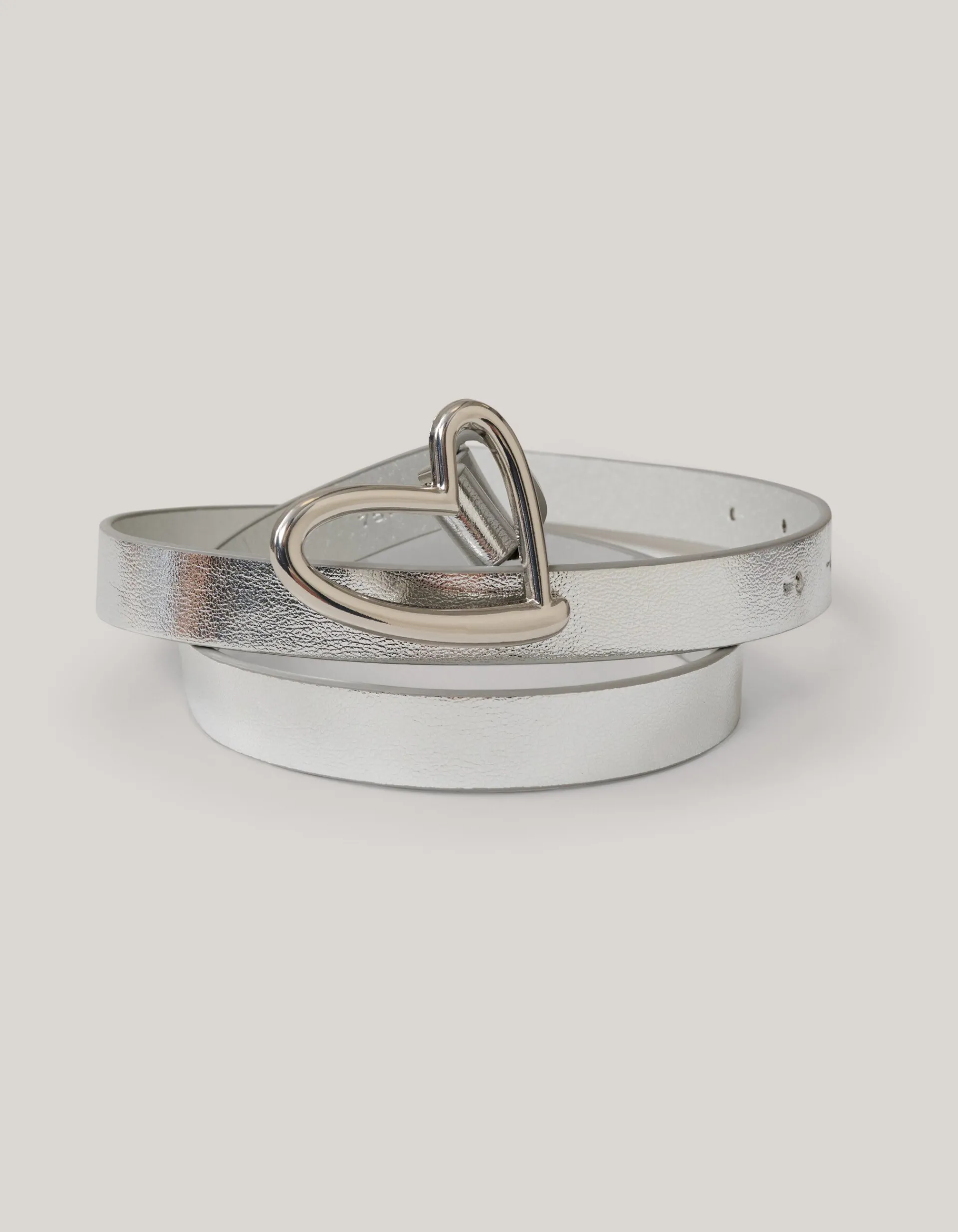 Shoeby Open Heart Riem Zilver<DAMES Riemen
