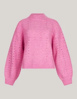 Shoeby Open Trui Roze<DAMES Truien En Sweaters