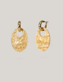 Shoeby Oval Oorbellen Goud<DAMES Sieraden