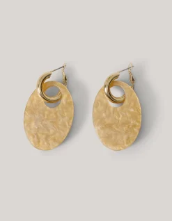 Shoeby Oval Oorbellen Goud<DAMES Sieraden