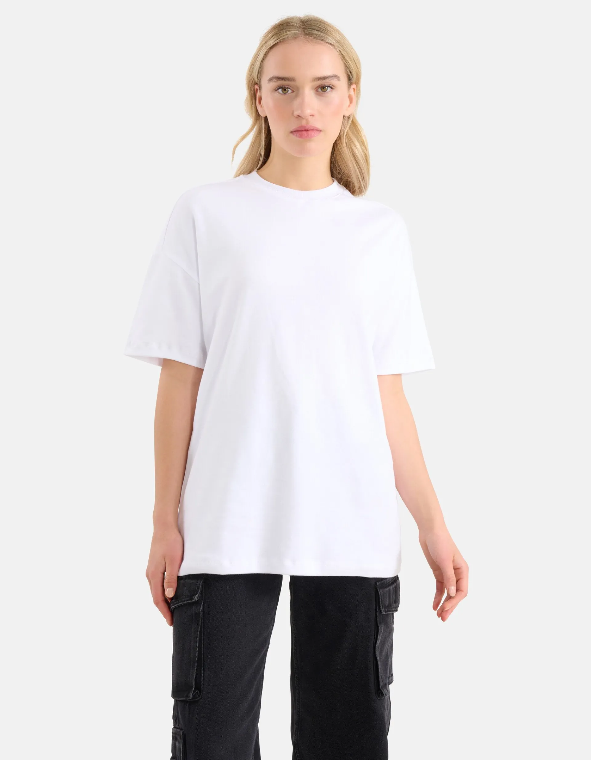 Shoeby Oversized Basic T-shirt Wit<DAMES T-Shirts