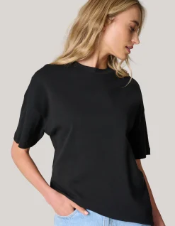 Shoeby Oversized Basic T-shirt Zwart<DAMES T-Shirts