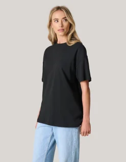 Shoeby Oversized Basic T-shirt Zwart<DAMES T-Shirts