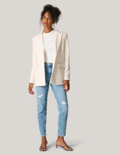 Shoeby Oversized Blazer Gebroken Wit<DAMES Blazers
