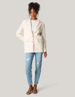 Shoeby Oversized Blazer Gebroken Wit<DAMES Blazers