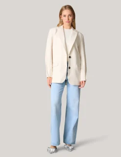 Shoeby Oversized Deconstructed Blazer Gebroken Wit<DAMES Blazers