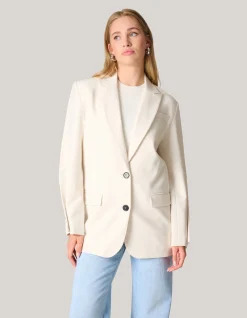 Shoeby Oversized Deconstructed Blazer Gebroken Wit<DAMES Blazers