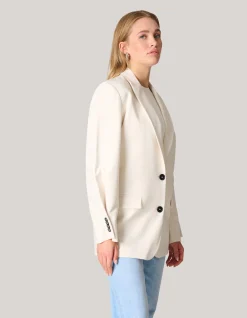 Shoeby Oversized Deconstructed Blazer Gebroken Wit<DAMES Blazers