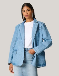 Shoeby Oversized Denim Blazer<DAMES Blazers