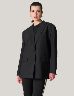 Shoeby Oversized Strik Blazer Zwart<DAMES Blazers