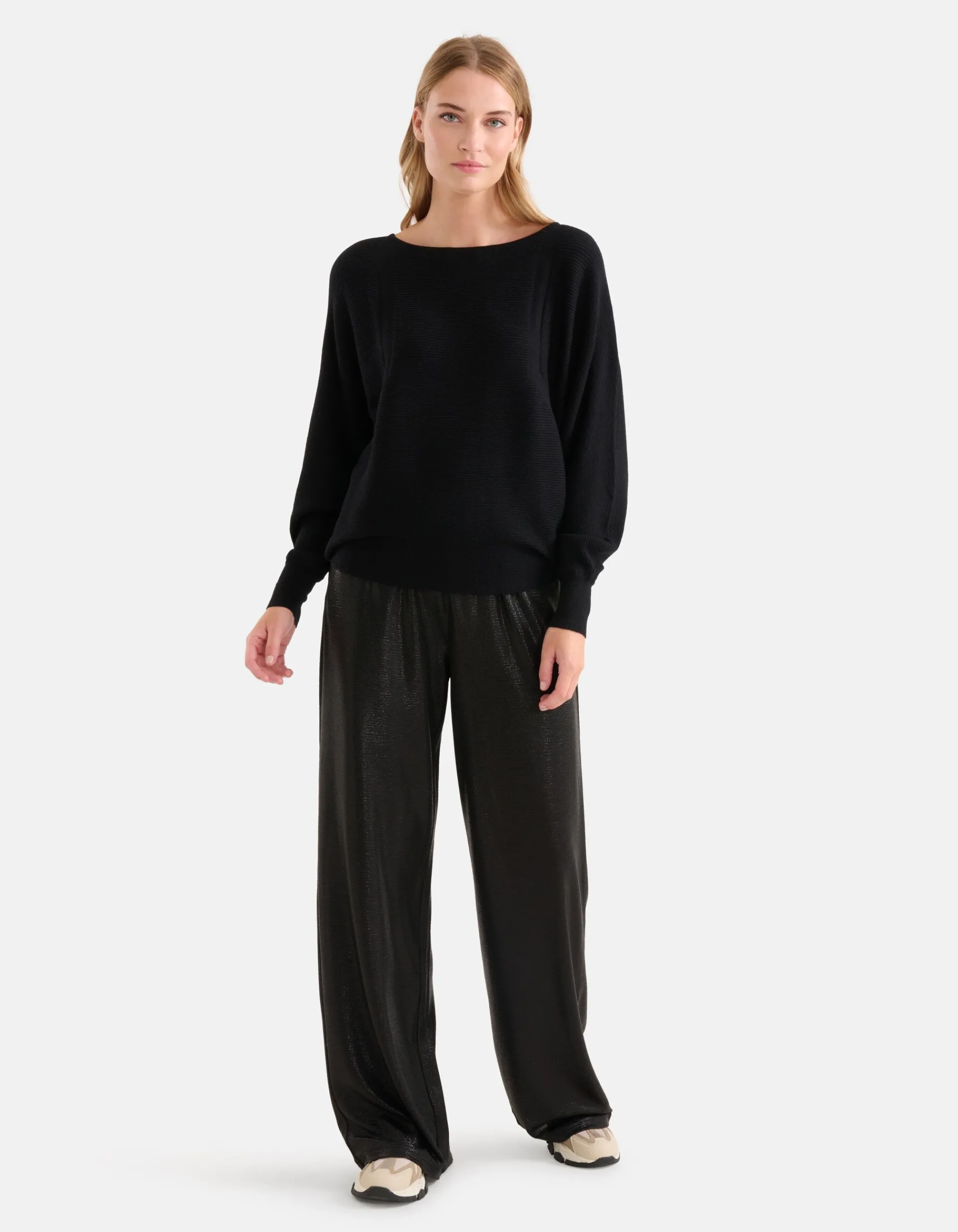 Shoeby Oversized Trui Zwart<DAMES Truien En Sweaters