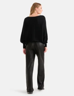 Shoeby Oversized Trui Zwart<DAMES Truien En Sweaters