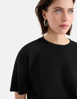 Shoeby Oversized T-shirt Zwart<DAMES T-Shirts