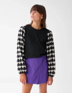 Shoeby Overslag Skort Paars< Rokken