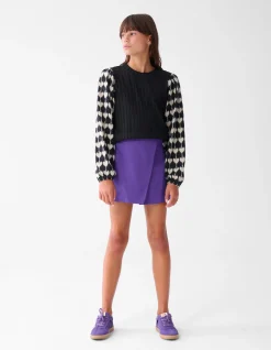 Shoeby Overslag Skort Paars< Rokken