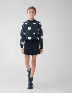 Shoeby Overslag Skort Zwart< Rokken