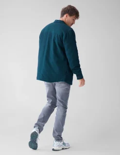 Shoeby Padded Overshirt Donkergroen<Heren Overshirts