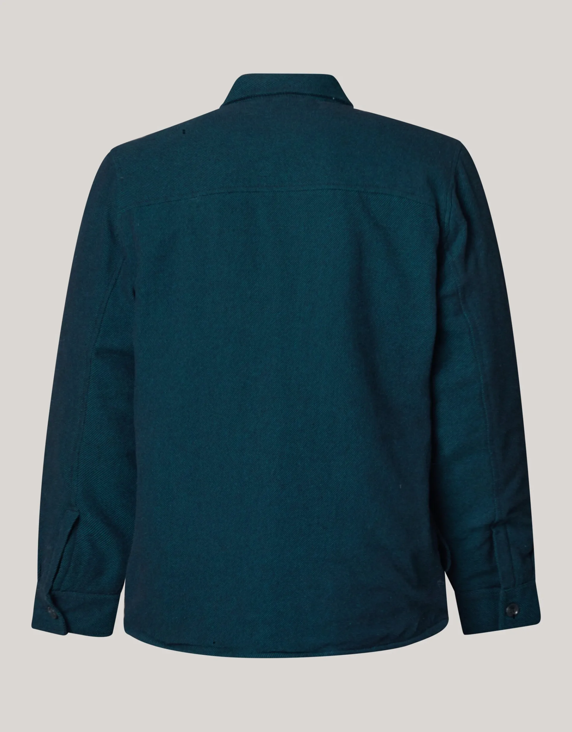 Shoeby Padded Overshirt Donkergroen<Heren Overshirts