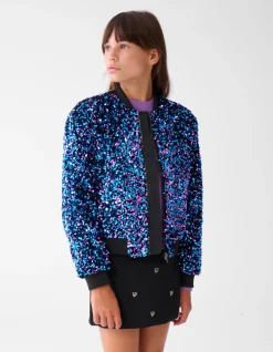 Shoeby Pailletten Bomber Multicolor< Jacks