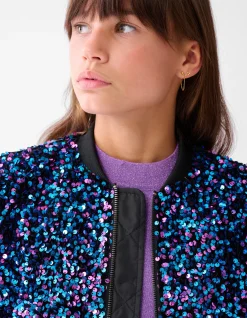 Shoeby Pailletten Bomber Multicolor< Jacks