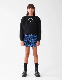 Shoeby Pailletten Rok Multicolor< Rokken