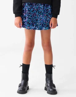 Shoeby Pailletten Rok Multicolor< Rokken