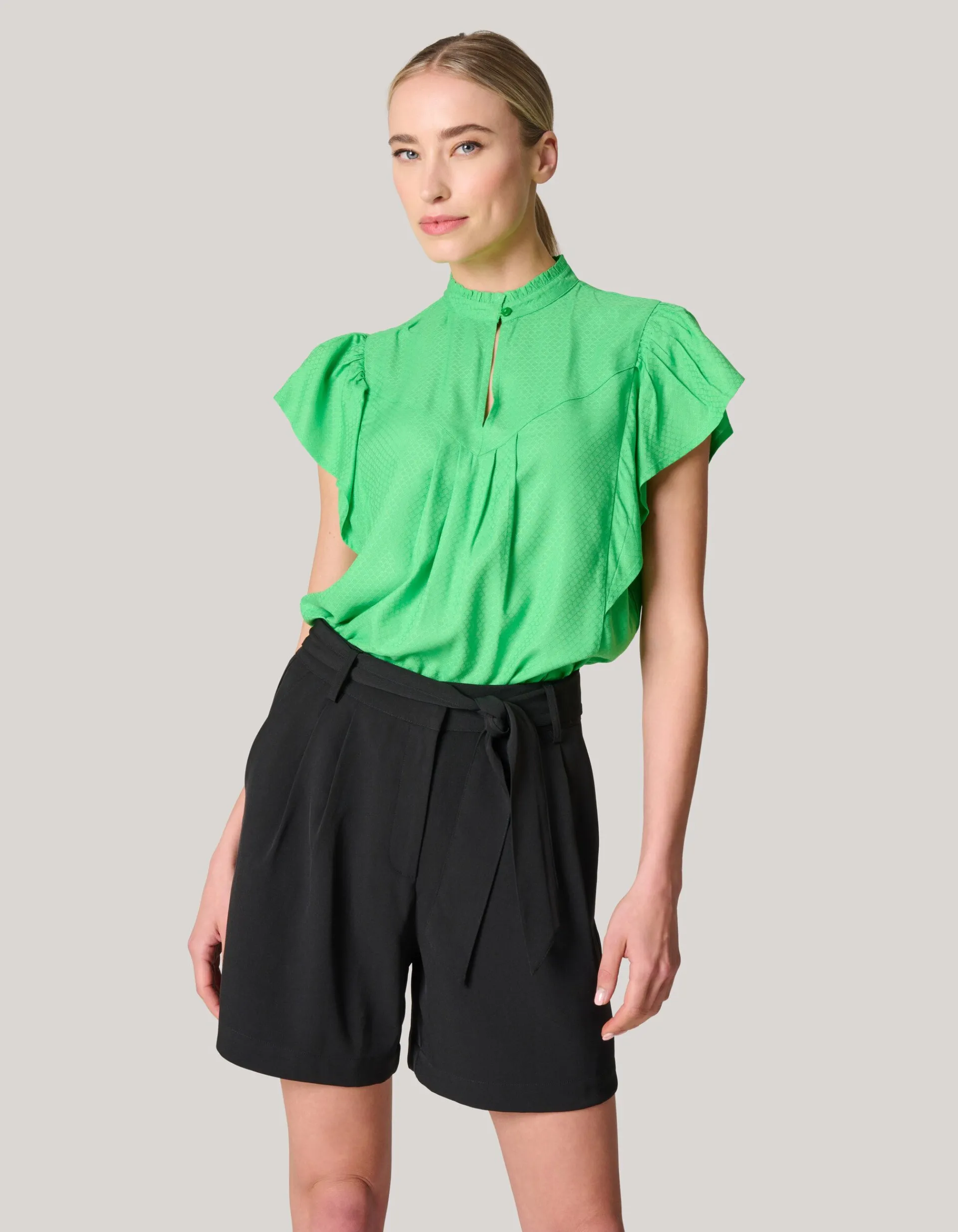 Shoeby Pantalon Short Zwart<DAMES Shorts