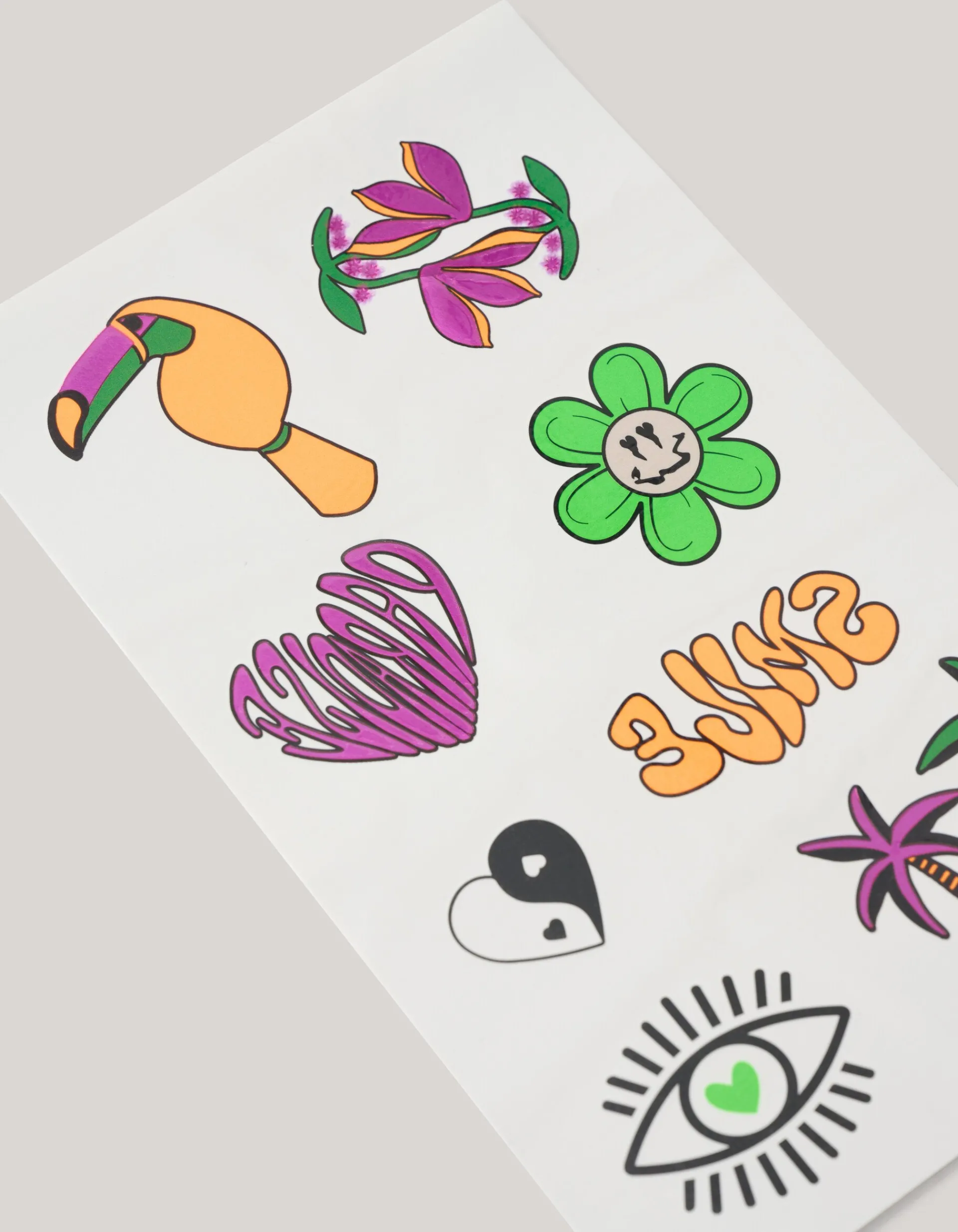 Shoeby Paradise Plaktattoo< Overige Accessoires
