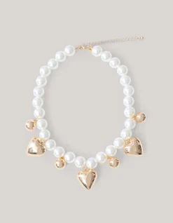 Shoeby Parel Ketting Goud<DAMES Sieraden
