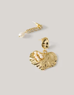 Shoeby Parel Strass Oorbellen Goud<DAMES Sieraden