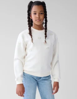 Shoeby Parel Sweater Gebroken Wit< Sweaters En Hoodies