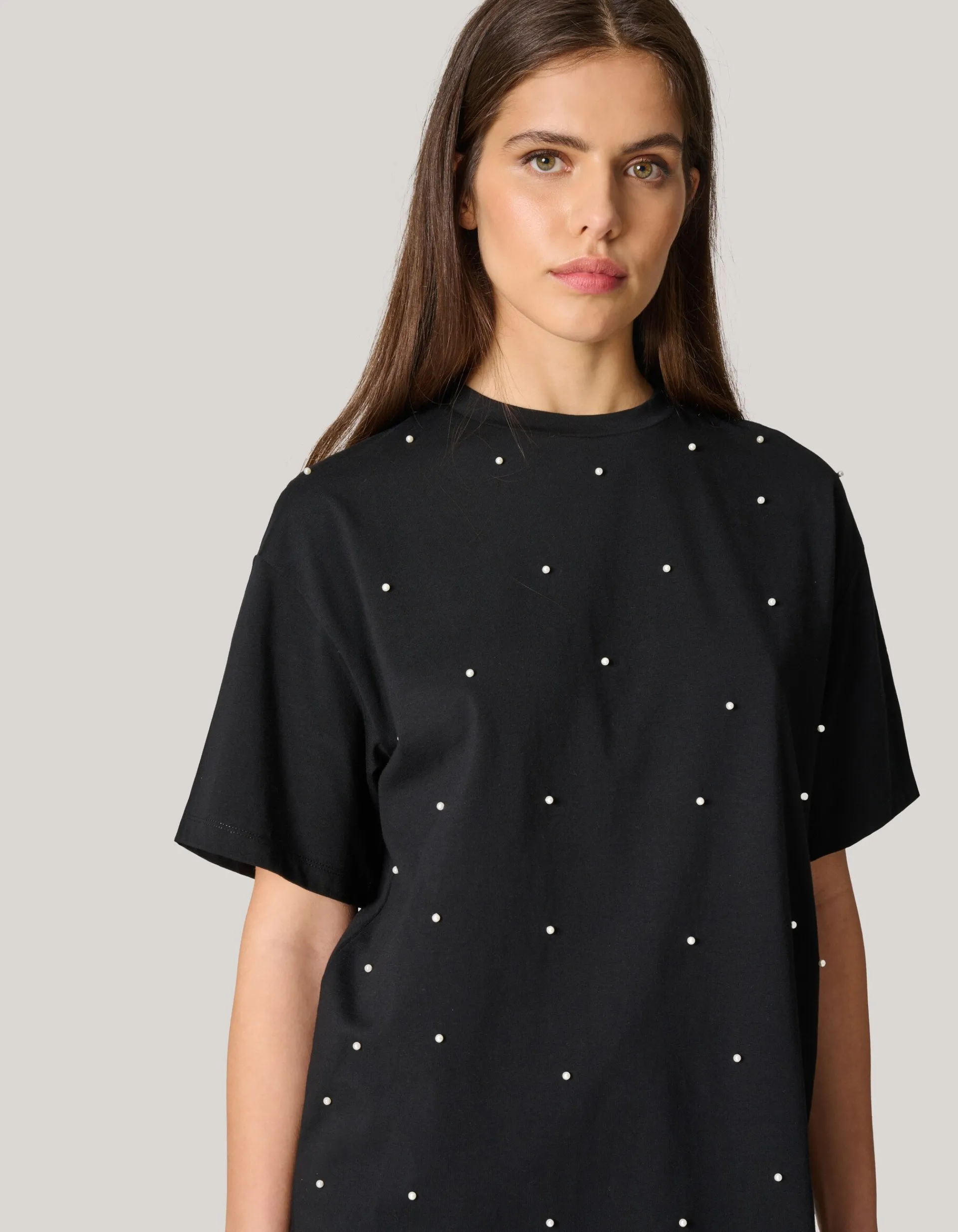Shoeby Parel T-shirt Zwart<DAMES T-Shirts