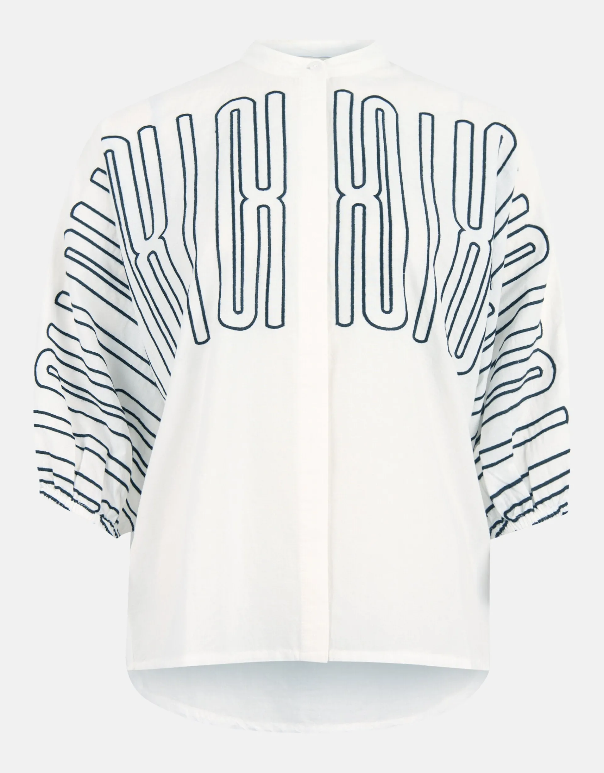 Shoeby Patch Blouse Wit<DAMES Blouses