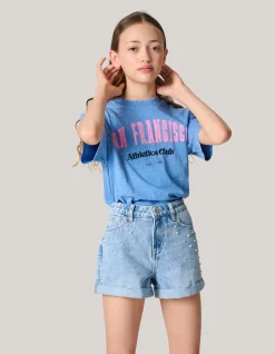 Shoeby Pearl Denim Short< Shorts