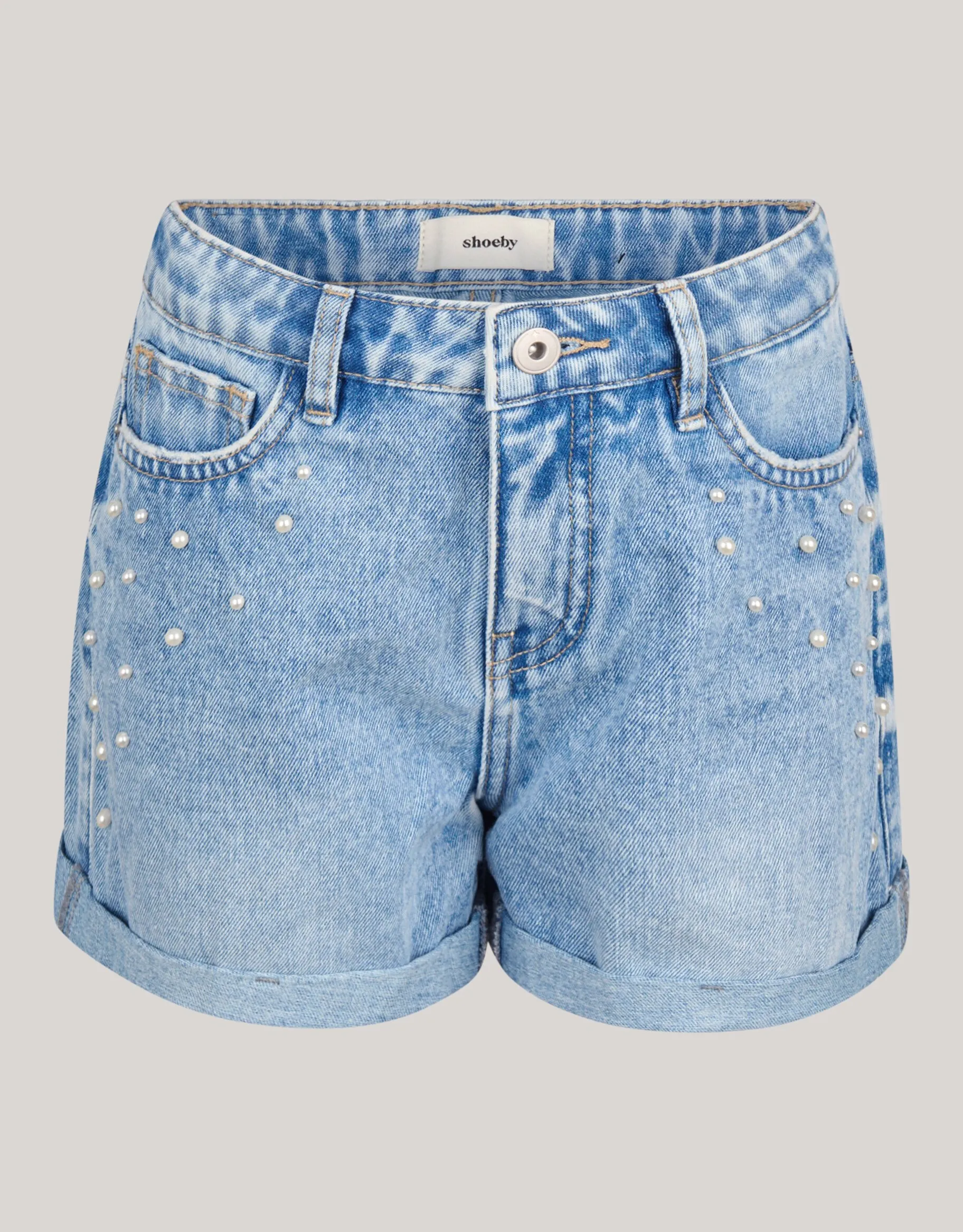 Shoeby Pearl Denim Short< Shorts