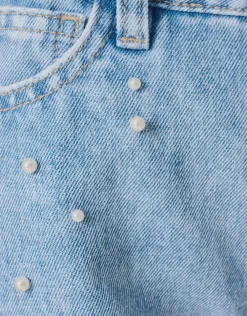 Shoeby Pearl Denim Short< Shorts
