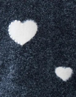 Shoeby Pearl Heart Trui Zwart< Gebreide Truien