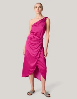 Shoeby Pierced Satijnen Rok Roze<DAMES Rokken