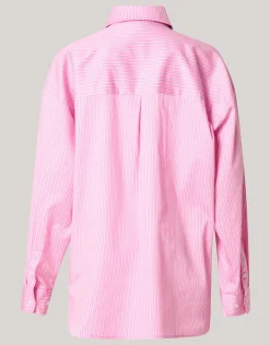 Shoeby Pinstripe Studs Blouse Lichtroze<DAMES Blouses