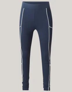 Shoeby Piping Legging Donkerblauw<DAMES Broeken