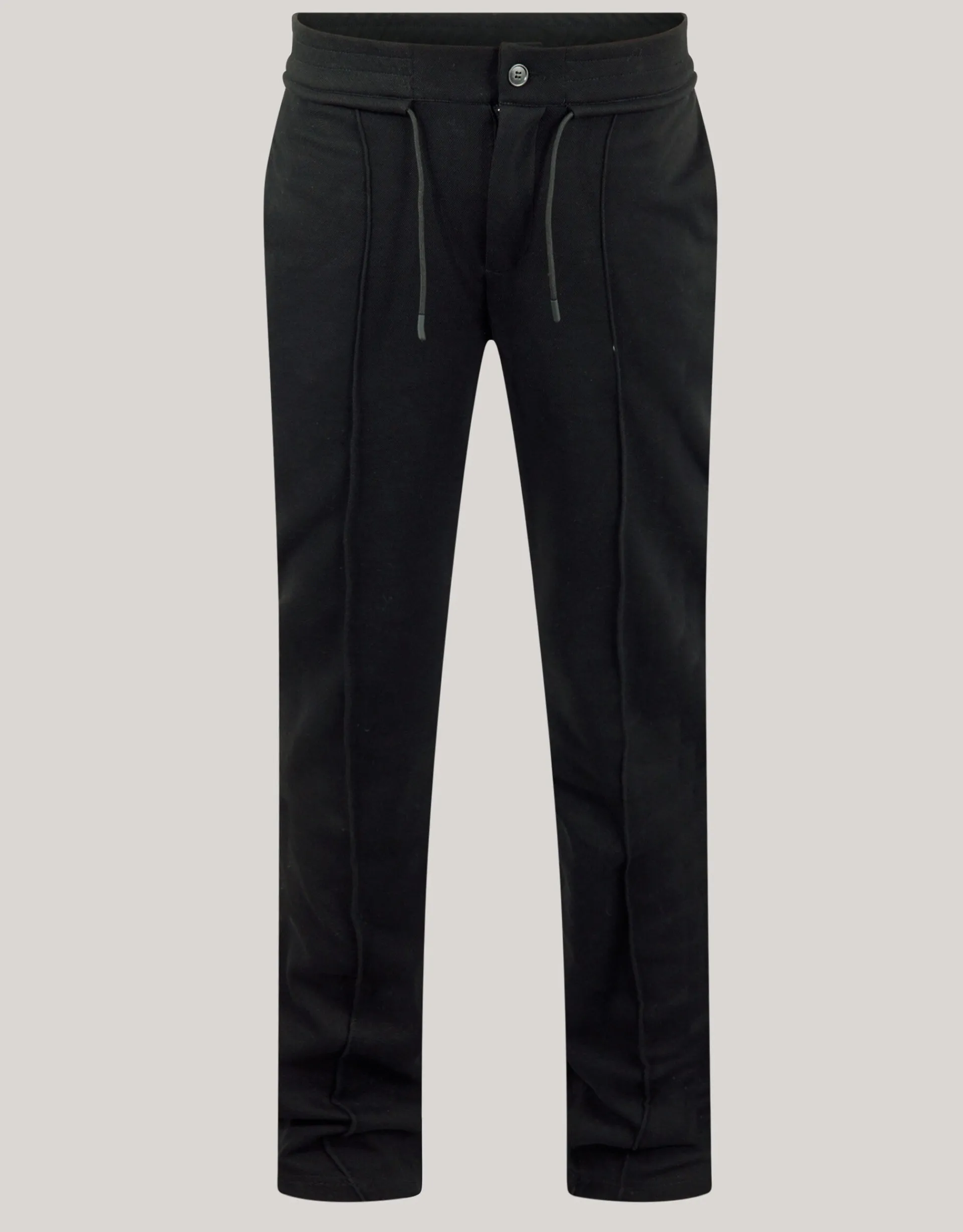 Shoeby Pique Broek Zwart<Heren Broeken