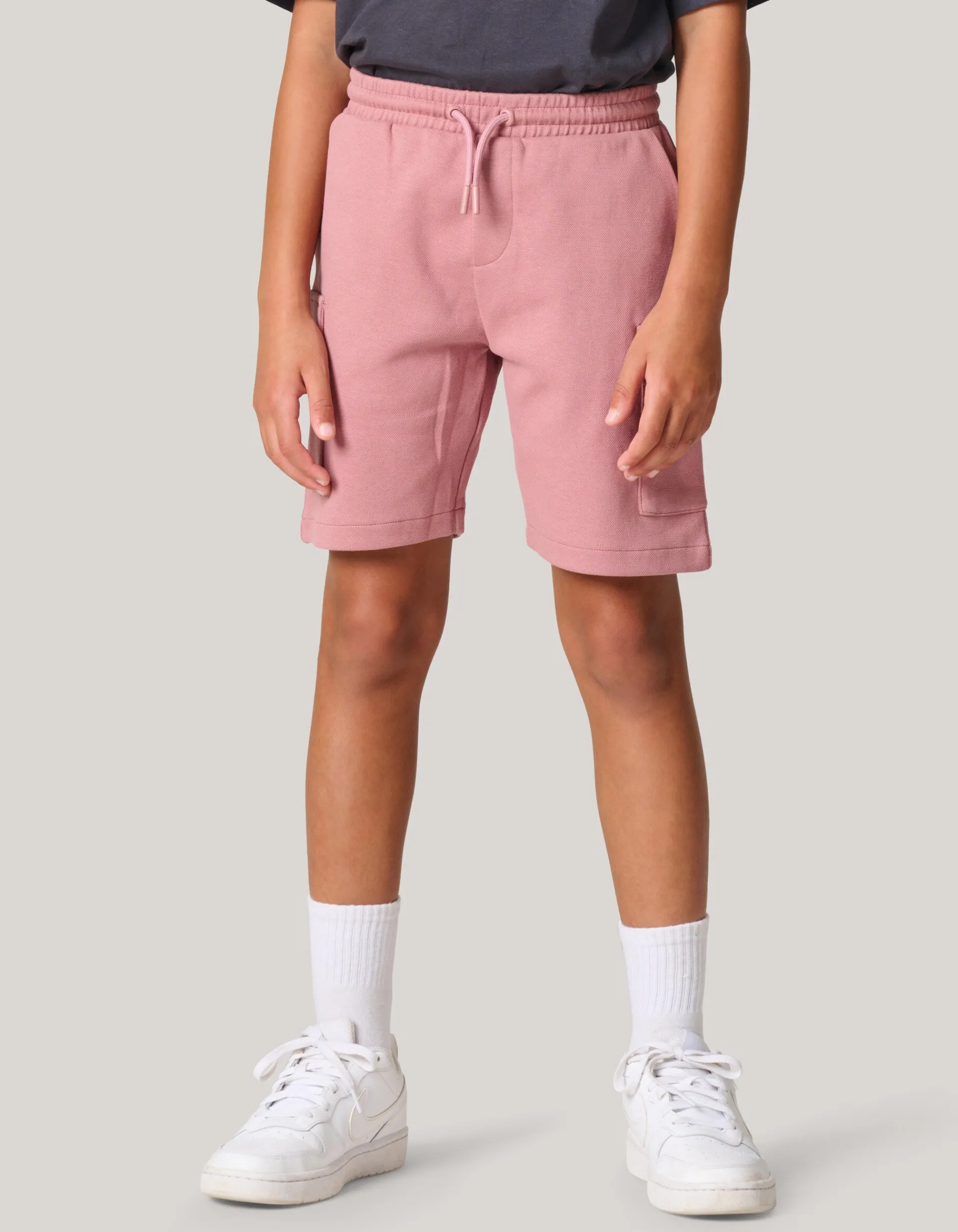 Shoeby Pique Cargo Short Donkerroze< Shorts